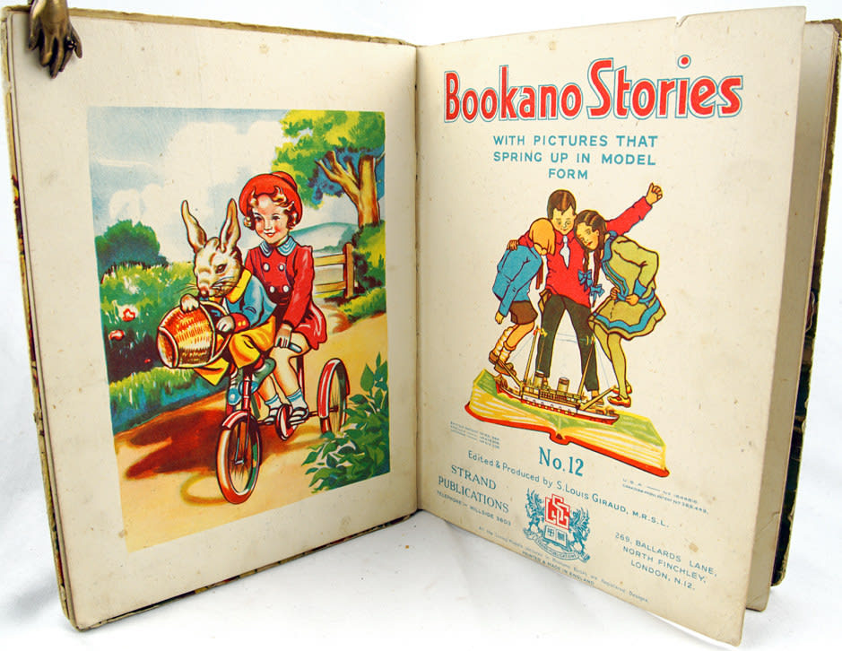 Bookano Stories. With Pictures that Spring Up in Model Form. No. 12. Title-page spread