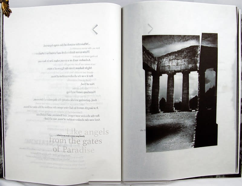Eidolon. Illustrated text spread