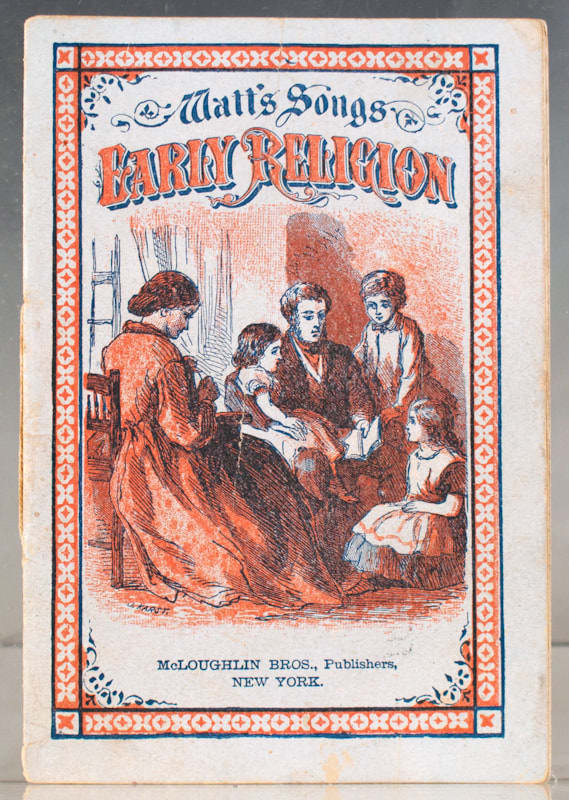 Watt's Songs: Early Religion by Isaac Watts. Front cover.