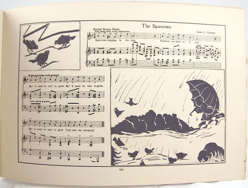 Songs and Shadow Pictures for the Child World. Music page