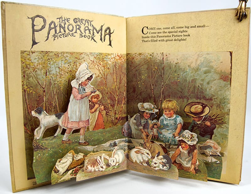 The Great Panorama Picture Book. A Reproduction from an Antique Three-Dimensional Book. Title page with popup.