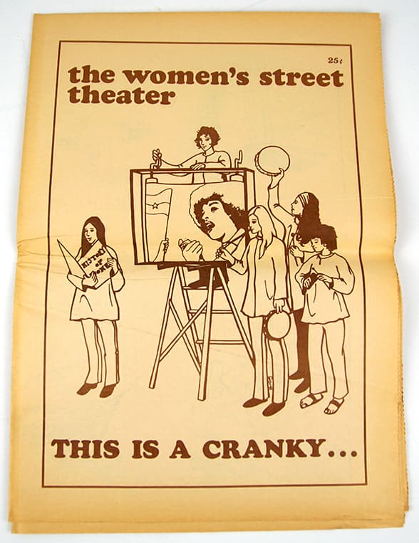 The Women's Street Theater. This is a cranky...or rather, it can be a cranky. Front page.