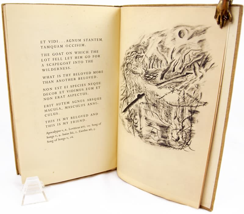 In Parenthesis. Illustrated text spread