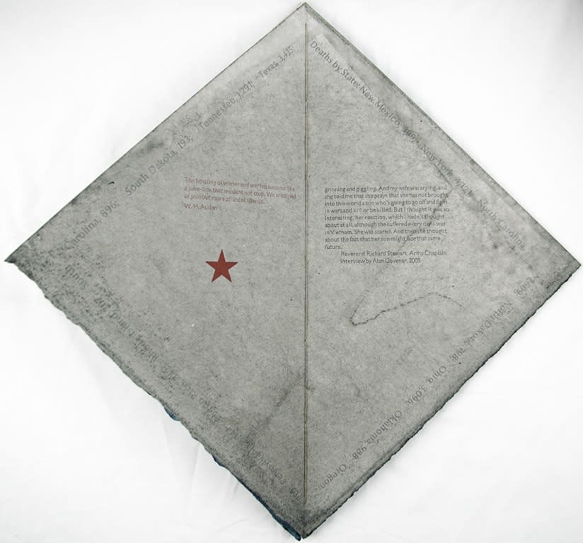 For Boys Who Dream of War. Text spread