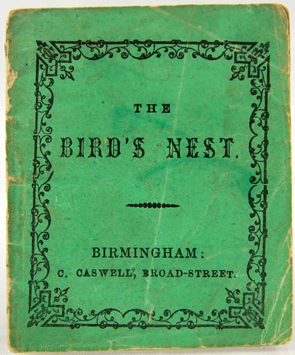 The Bird's Nest and Its Lessons. Front cover.