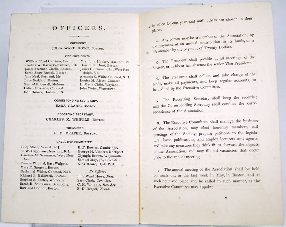 Woman's Right and Public Welfare. Interior text spread