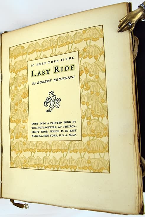 The Last Ride. Title page