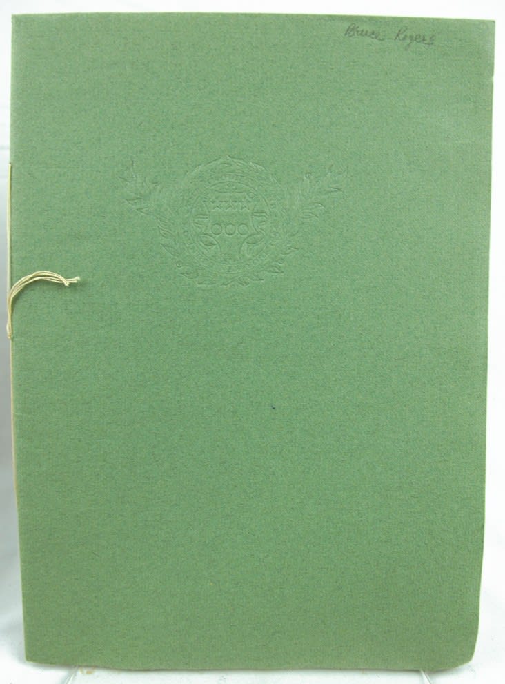 Five Masterpieces. Bruce Rogers' Books for the Grolier Club. Binding