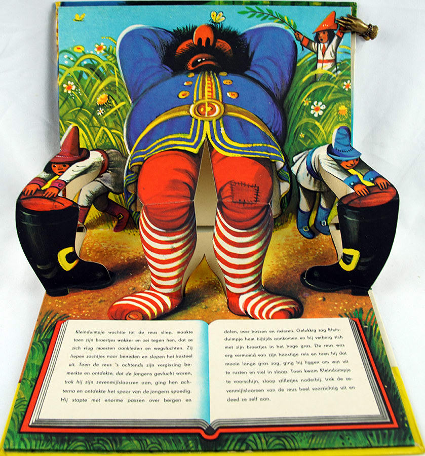 Kleinduimpje. Pop-up spread