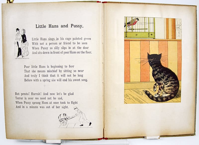 Scenes of Animal Life by Lothar Meggendorfer. Illustrated spread