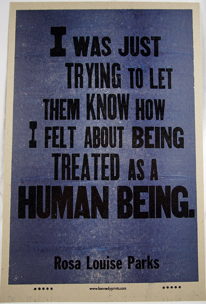 Rosa Parks; Amos Paul Kennedy, Jr., I was just trying to let them know how I felt..., (2005-2018)
