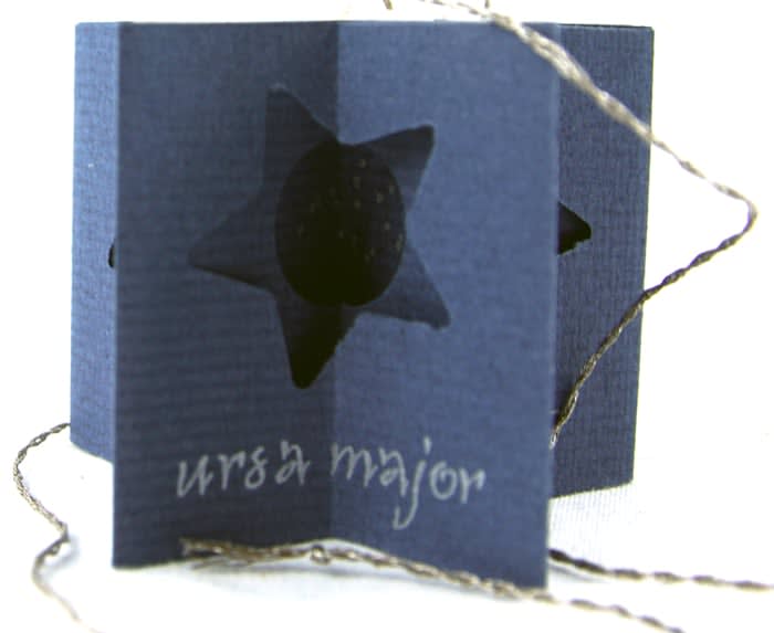 Little Star Book. Cutout page