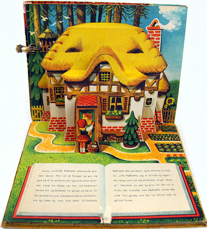 Rødhætte by Vojtech Kubasta. Pop-up spread