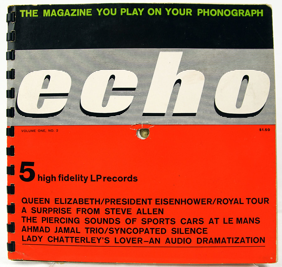 Echo phonograph magazine. Front cover