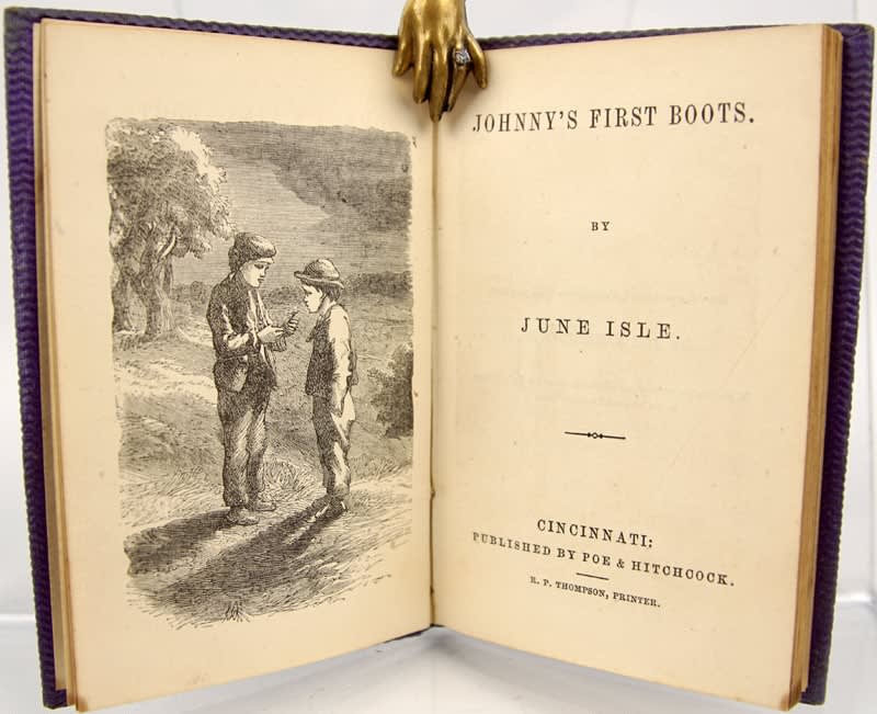 Johnny's First Boots by June Isle. Title page.
