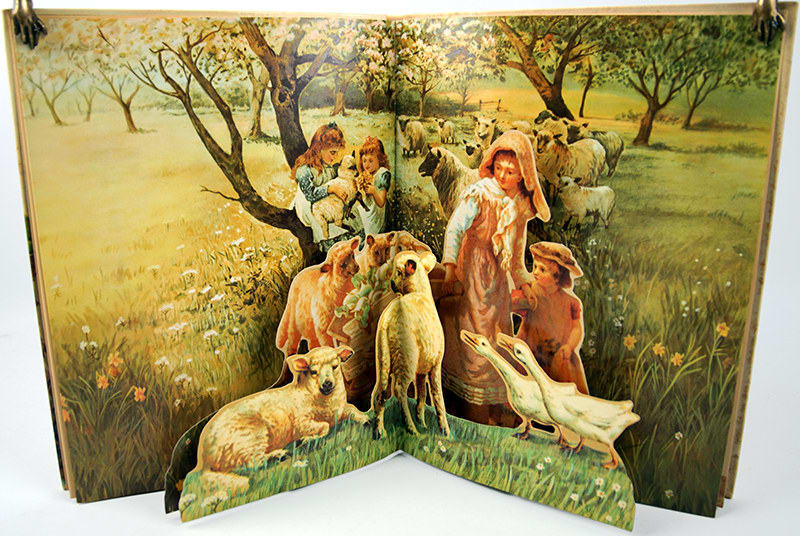 We Visit the Farm reproduction. Illustrated spread