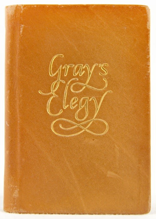 Gray's Elegy. Written in a Country Churchyard. Front cover