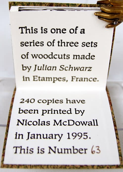 Eight Cycling Sibyls. Colophon