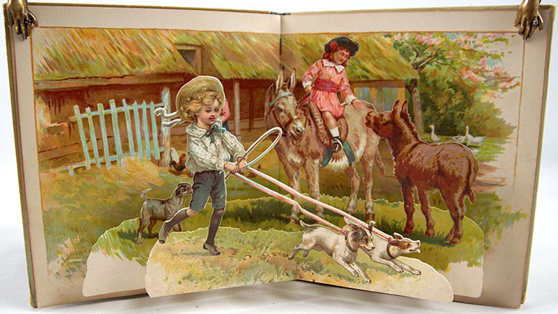 Our Peepshow. Pop-up illustration