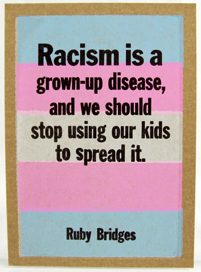 Amos Paul Kennedy, Jr., "Racism is a grown-up disease...", 2024