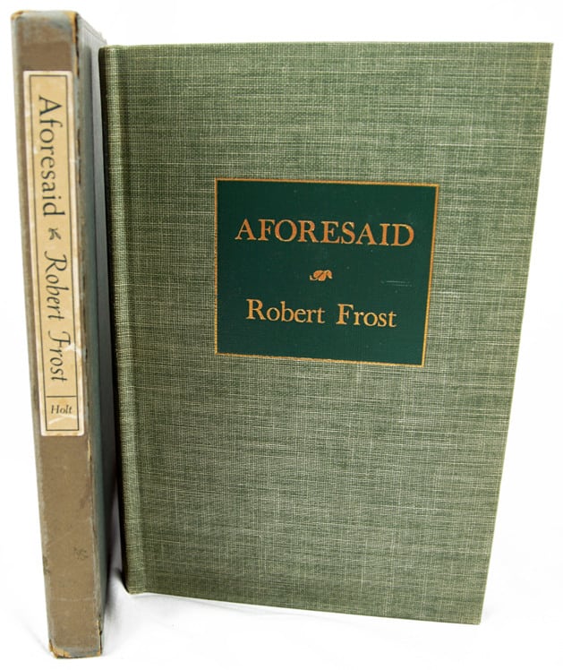 Aforesaid. Binding and slipcase