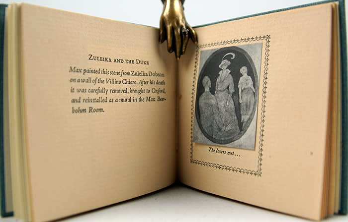 In Search of Max Beerbohm by Wallace and Corry Nethery, Interior page with lithograph.