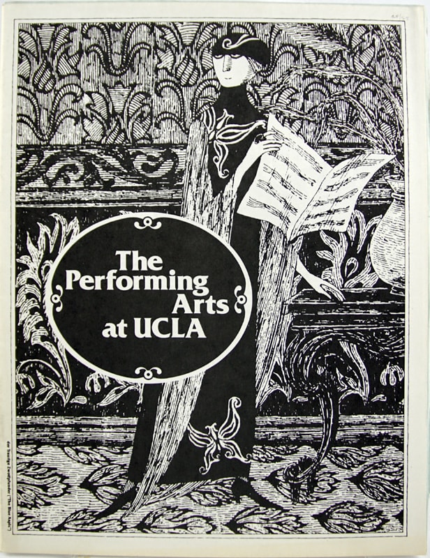 The Performing Arts at UCLA, 1977-78. Front cover