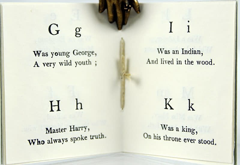 The Book of Letters, in Verse. Text spread