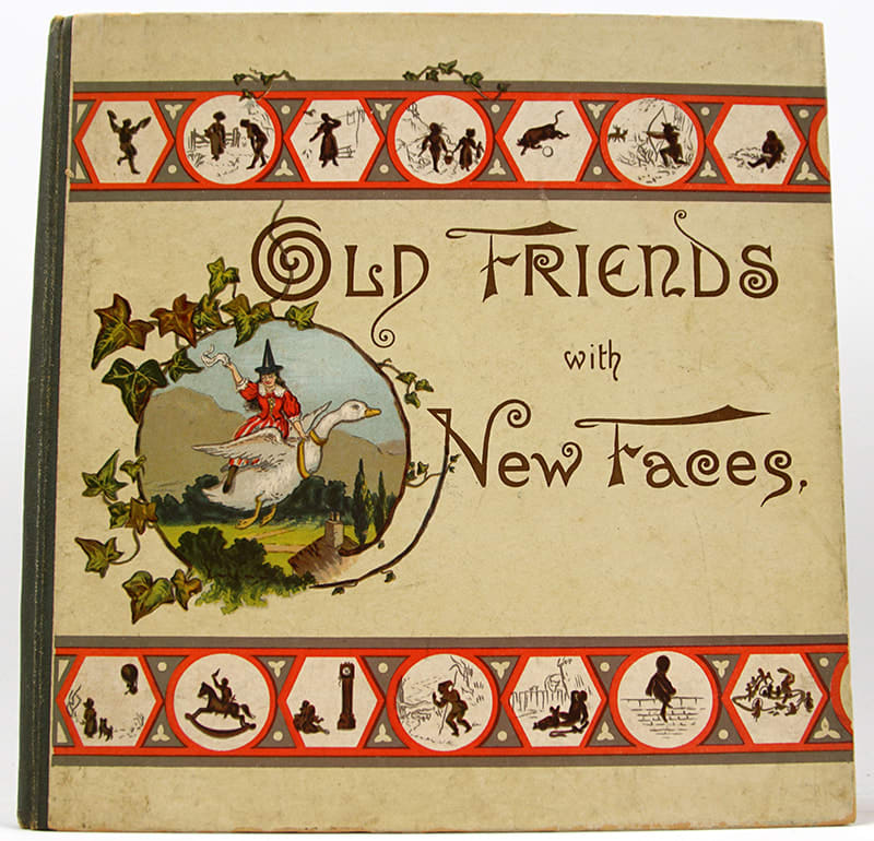 Old Friends with New Faces illustrated by Will Gibbons. Front cover.