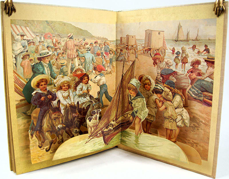 The Great Panorama Picture Book. A Reproduction from an Antique Three-Dimensional Book. Interior page with popups.