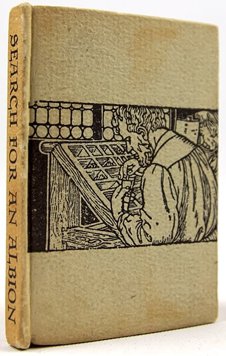 Search for an Albion by James Lamar Weygand. Front cover board.