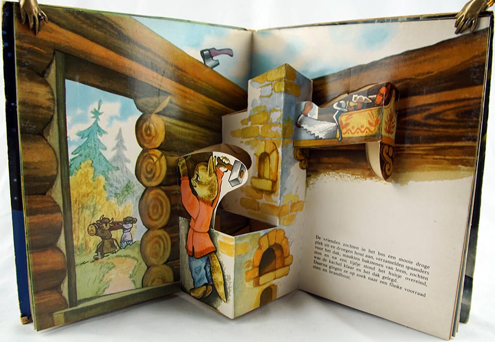 Een Huisje voor de Winter. Pop-up spread