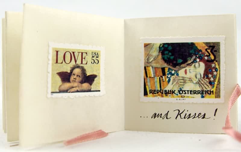 Love and Kisses. Stamp spread