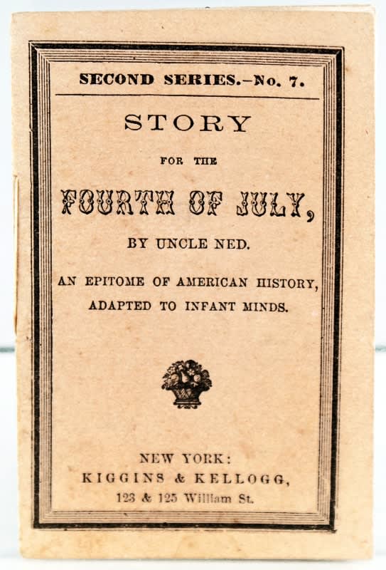 Story for the Fourth of July. Front cover.