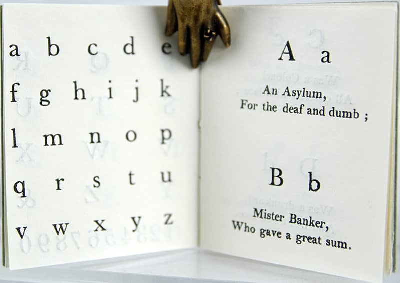 The Book of Letters, in Verse. Text spread