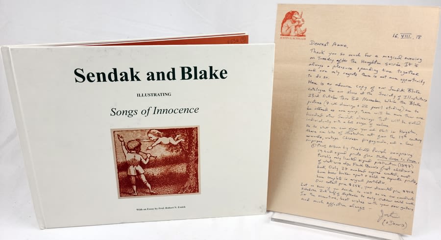 Sendak and Blake Illustrating Songs of Innocence, 2018