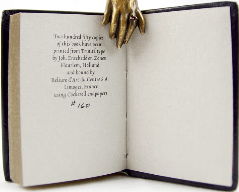 My Favorite Miniature Book. Colophon