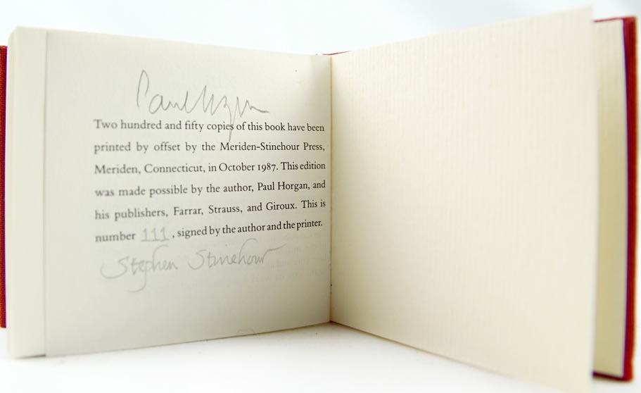 The Saintmaker's Christmas Eve. Colophon