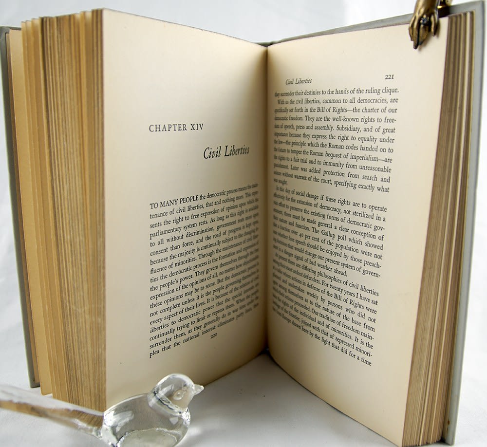 Democracy and Social Change. Text spread