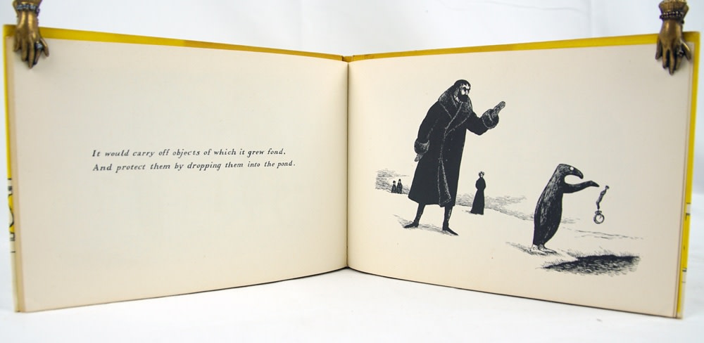The Doubtful Guest. Illustrated text spread