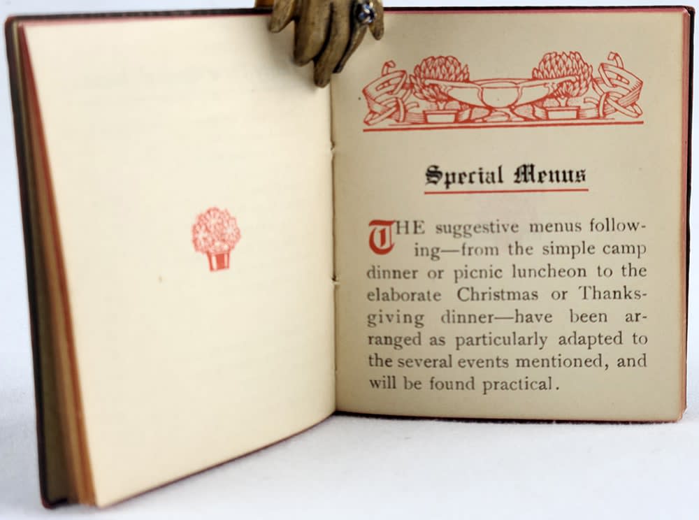 Thirty-Three Menus for Special Occasions. Text page