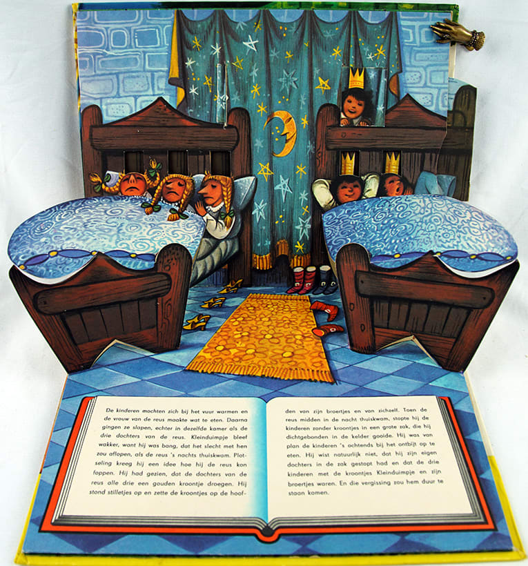 Kleinduimpje. Pop-up spread