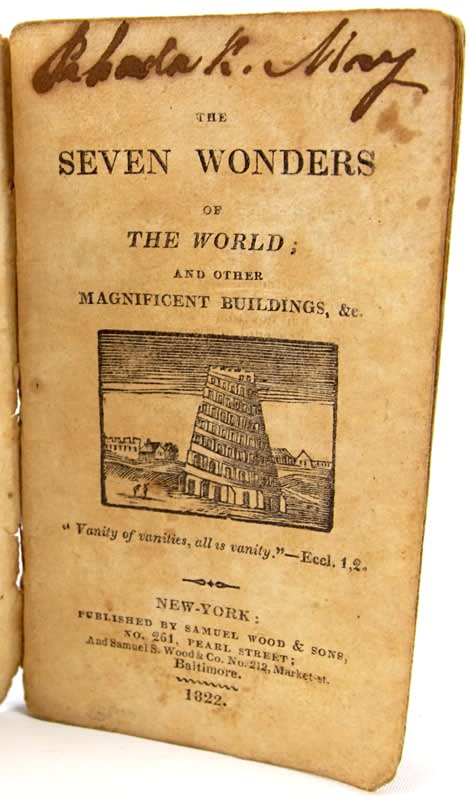The Seven Wonders of the World. Title page