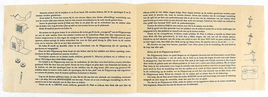 Flipposcoop. Instruction booklet interior