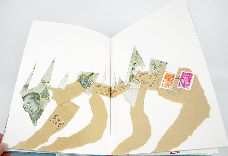 Obwohl nichts wagte ist nichts gewonnen [Although nothing ventured nothing is won]. Illustrated spread