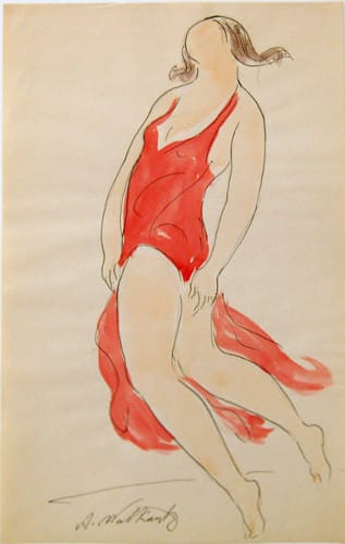 Abraham Walkowitz, Isadora Duncan, c. 1910