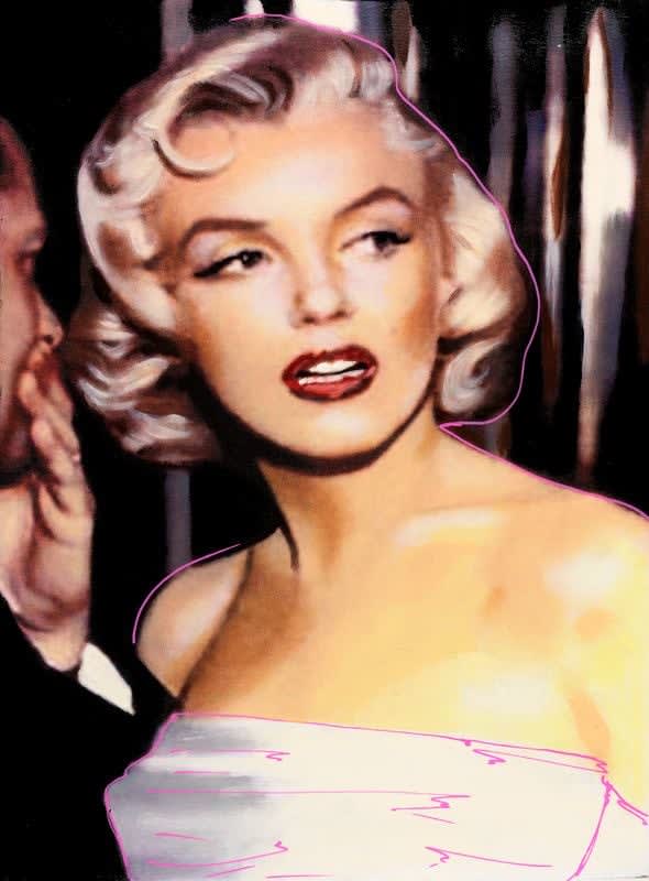 Steve Kaufman, Marilyn Monroe The Secret, 2005