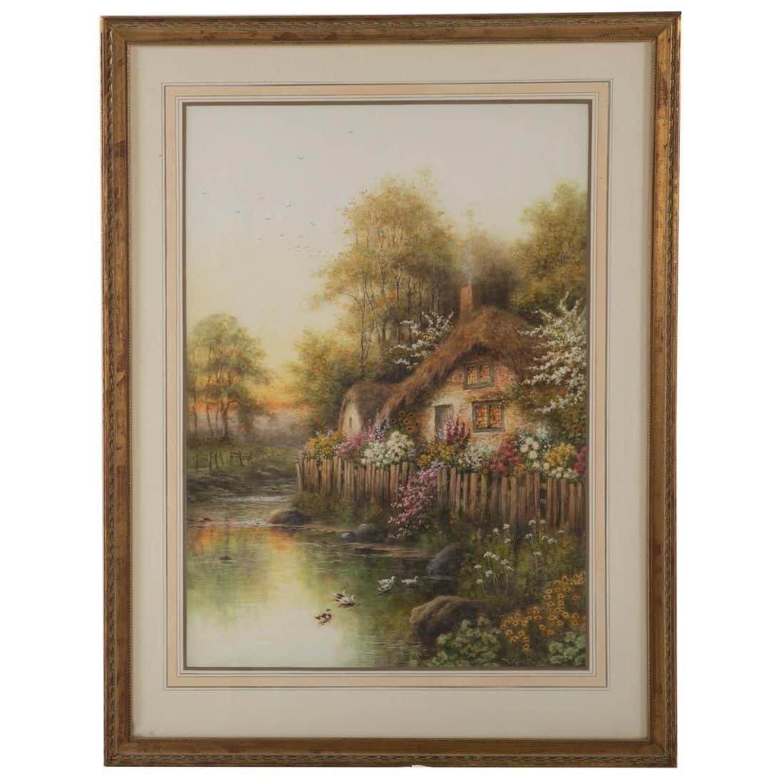 R. Thornton, Country Cottage, 19th c.
