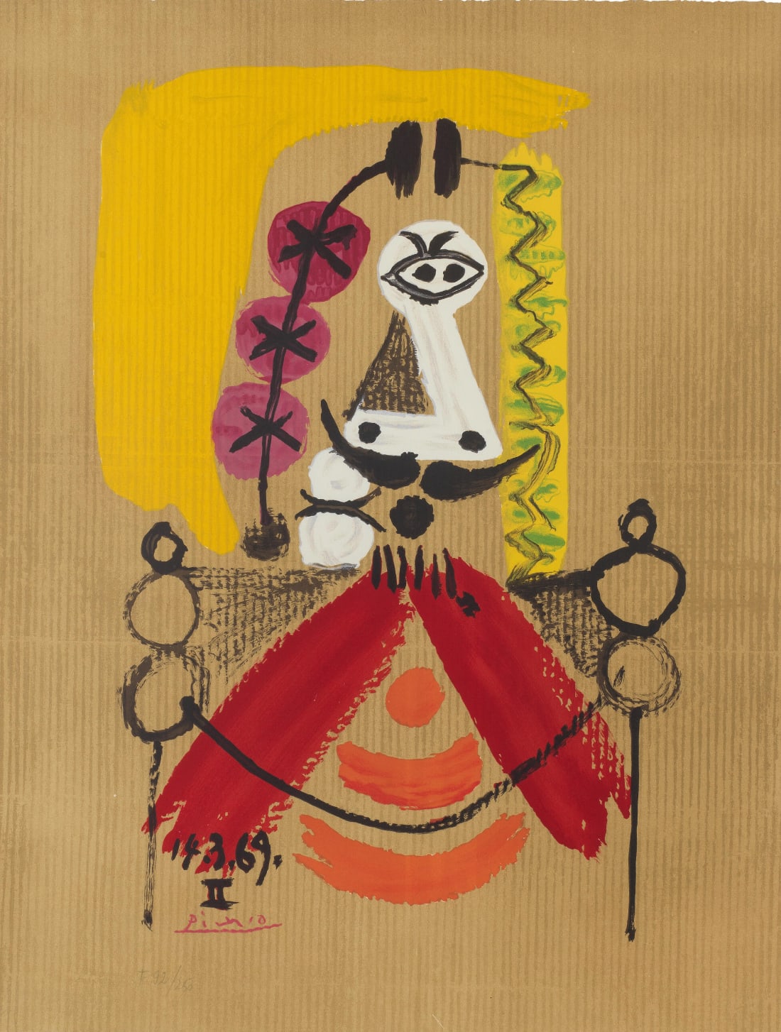 After Pablo Picasso, Picasso Imaginaires 14.3.69, 1969