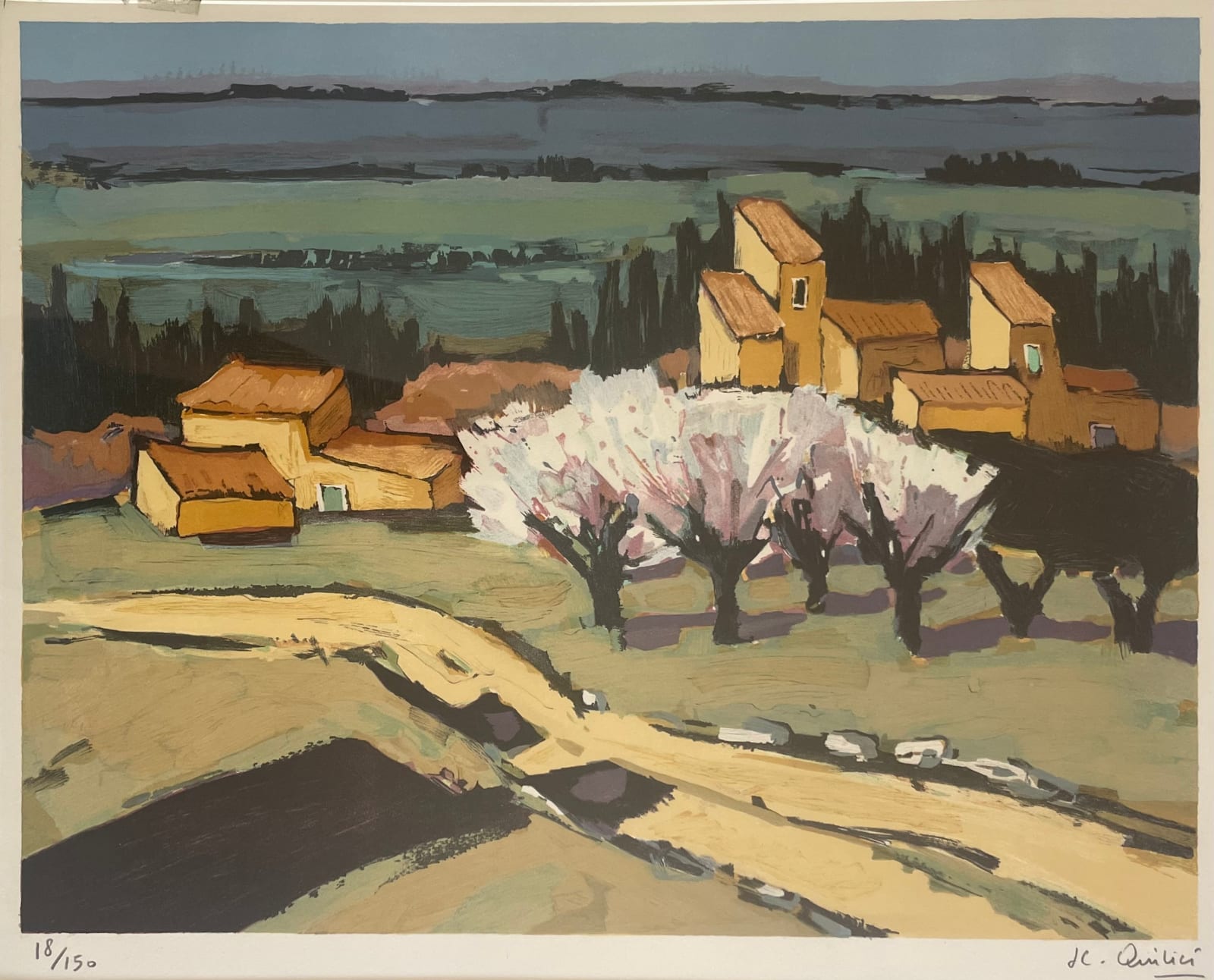 Jean Claude Quilici, Printemp aux Alpilles, 1980